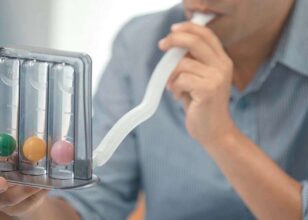 Респираторни вежби со поттикнувачки спирометар