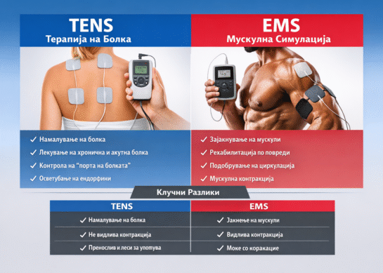 TENS vs EMS