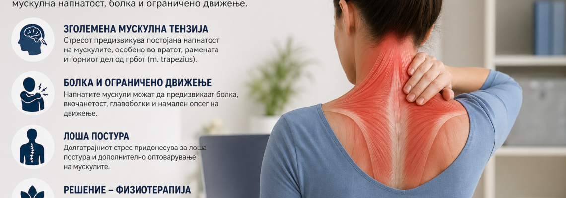 Ефектите од психолошкиот стрес врз мускул трапезиус