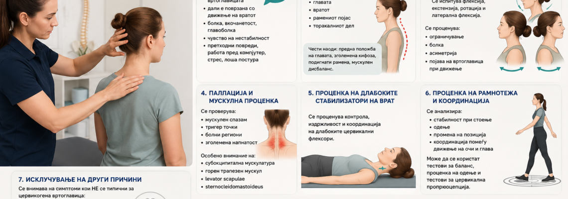 Цервикогена вртоглавица – кога проблемот е во вратот, а не во главата