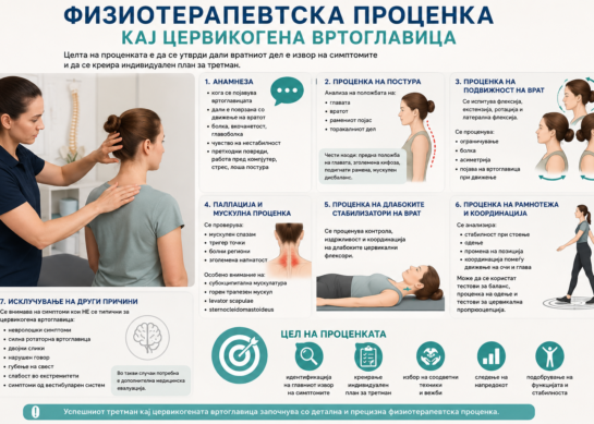 Цервикогена вртоглавица – кога проблемот е во вратот, а не во главата