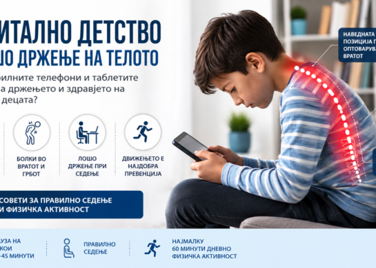 Дигитално детство и лошо држење на телото – скриениот предизвик на современото детство