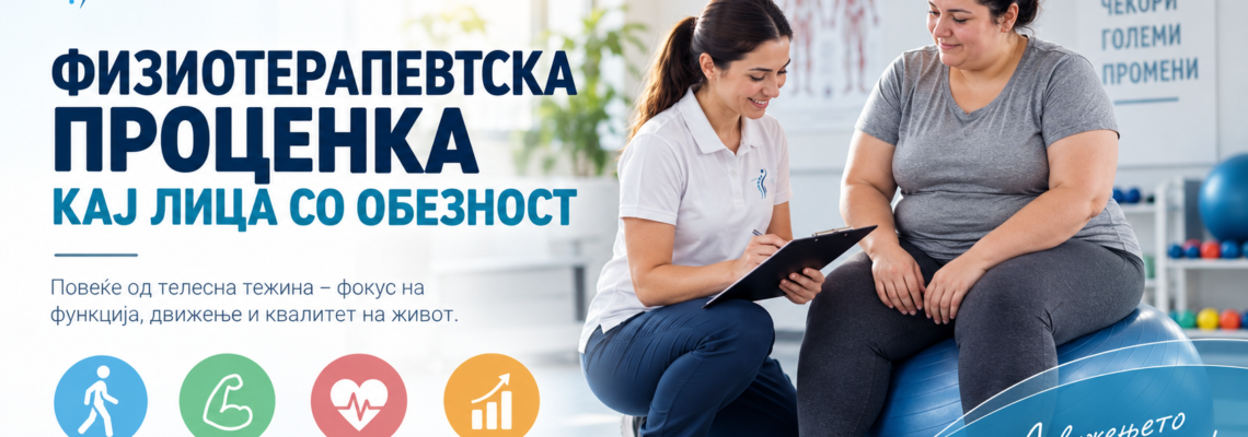 Физиотерапевтска проценка кај лица со обезност