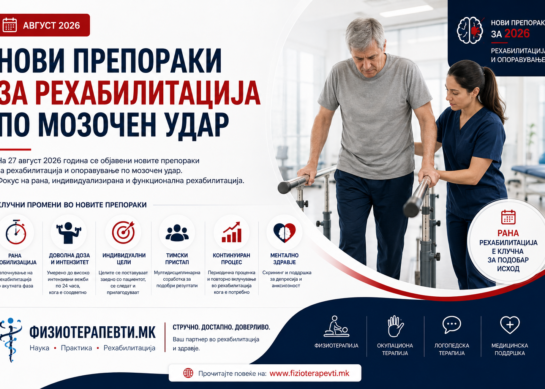 Рехабилитација по мозочен удар: што носат новите препораки во 2026 година?
